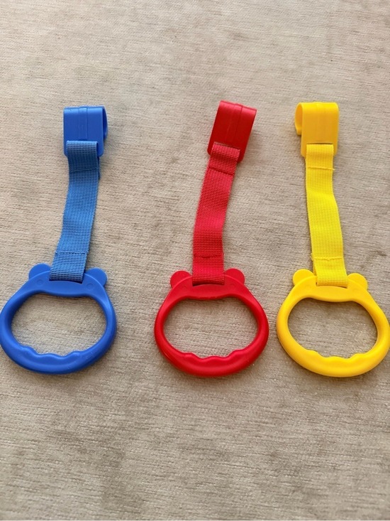 None Other - Set of 3 Baby crib hooks- Blue, Red, Yellow